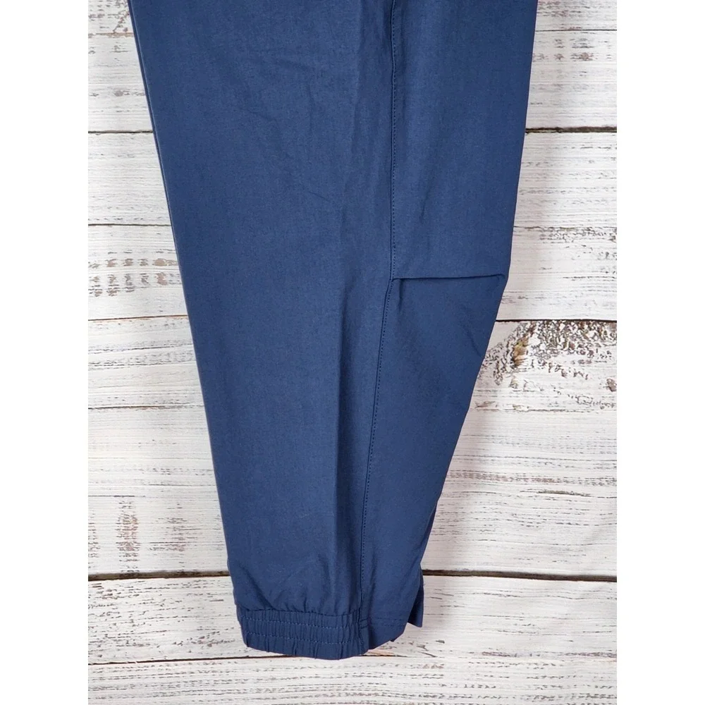 Adidas Pants Men's 36x30 Jogger Elastic Waist Active Golf Lightweight Navy Blue